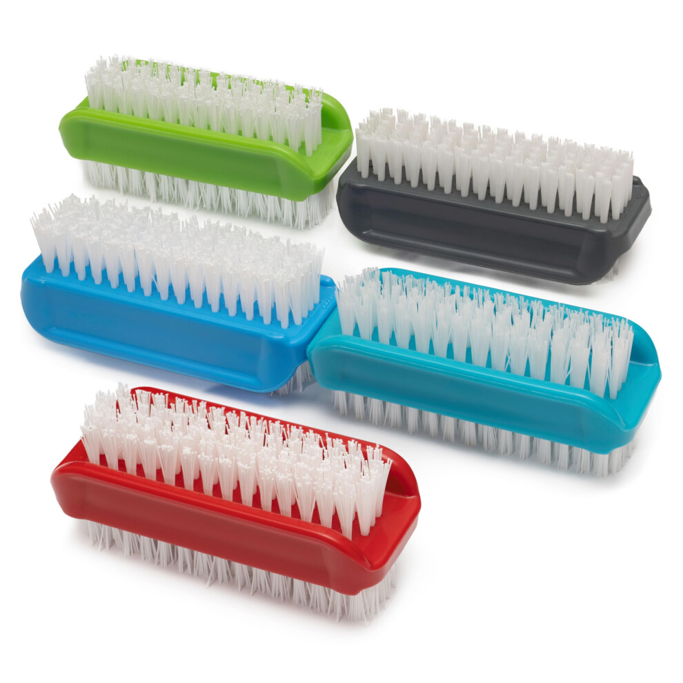 KONEX Two-Sided Nail Brush for Cleaning Fingernails  Stiff Bristle Nail Scrubber Brush  Durable Nail Cleaning Brush Ideal for Manicure and Pedicu-image-OPC-PHXPN7T-NEW