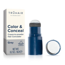 TRUHAIR Color & Conceal Corretivo de cor de cabelo para retoque de raiz  prova d'gua - Cobertura de cabelo para cobertura de cabelos grisalhos