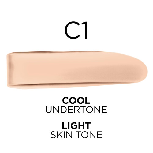 L’Oréal Paris L'Oreal Paris True Match Super-Blendable Foundation Medium Coverage Liquid Foundation Makeup C1 Light 1 Fl Oz 1