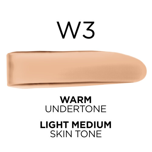 L’Oréal Paris L'Oreal Paris True Match Super-Blendable Foundation Medium Coverage Liquid Foundation Makeup W3 Light Medium 1 Fl Oz 1