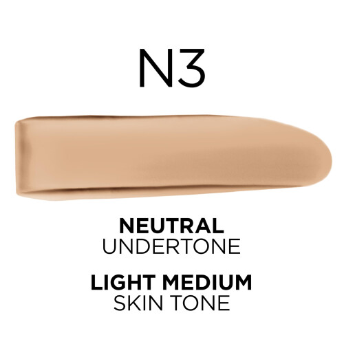 L’Oréal Paris L'Oreal Paris True Match Super-Blendable Foundation Medium Coverage Liquid Foundation Makeup N3 Light Medium 1 Fl Oz 1