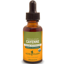Herb Pharm zertifizierter Bio-Cayenne-Extrakt zur Unterst   tzung von Herz-Kreislauf und Kreislauf     1 Unze