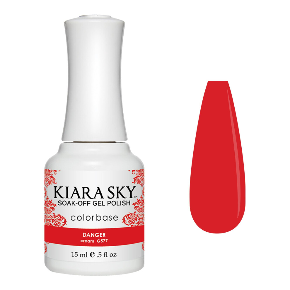 Kiara Sky Soak Off Gel Nail Polish 0.5 Fl Oz Danger (G577)