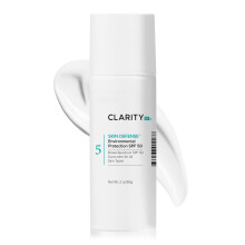 CLARITYRX Skin Defense Broad-Spectrum SPF 50 Crema solare per il viso e corpo idratante a base vegetale naturale con zinco e acido ialuronico (2 once