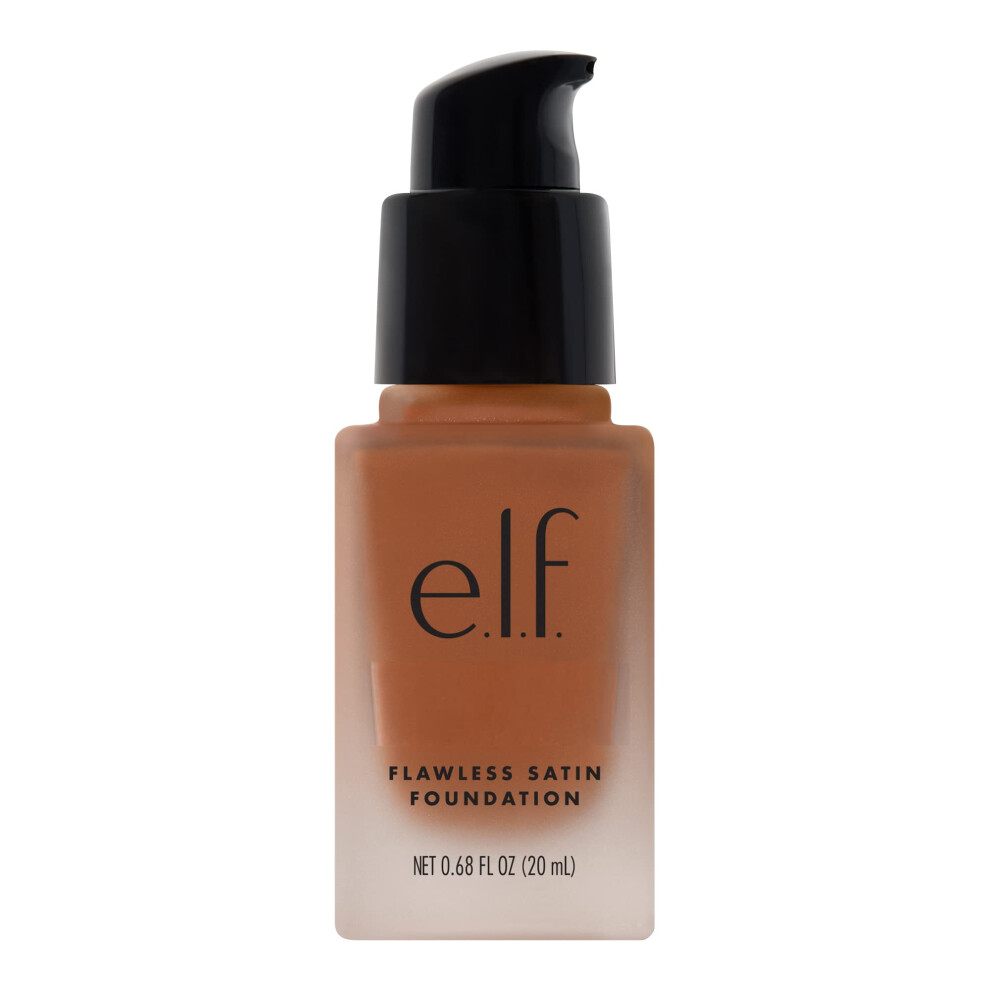 e.l.f. Flawless Finish Foundation  Lightweight & Medium Coverage  Semi-Matte Finish  Coco  0.68 Fl Oz (20mL)