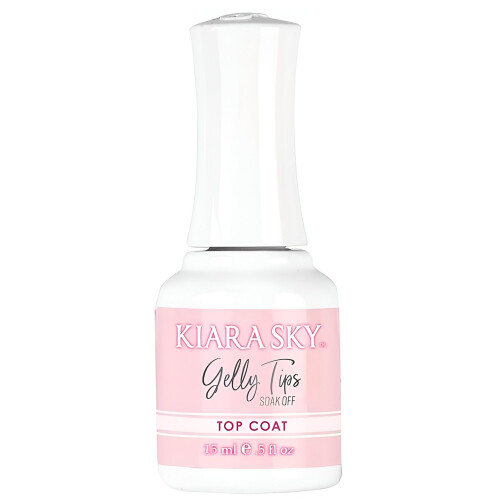 Kiara Sky Gelly Tip Top Coat 0,5 fl oz | Formula non trasparente