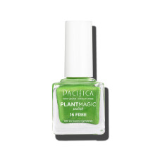 Natrlicher Nagellack von Pacifica  Plant Magic Glitter Green Nagellack  auf pflanzlicher Basis, ungiftig und klinisch getestet  dauerhafte Farben