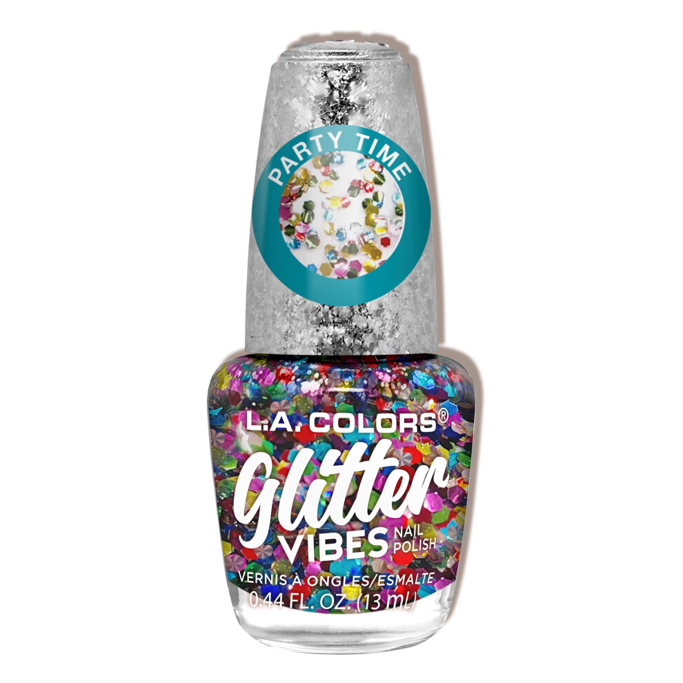 L.a. Colors Glitter Vibes Polish Party Time Cnl708w