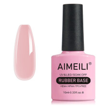 Gel di base in gomma libera aimeili hema per chiodi immergersi da up gel trasparente a gel a LED 4 in 1 rafforzamento/potenzia