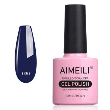 AIMEILI Esmalte de U V LED Azul - Azul (030) 10ml