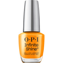 OPI Infinite Shine Vogue Into the Sunset | Opaque Felrood Lange Draagbare Gelachtige Crème Nagellak | Make 'Em Jelly! Collectie | Zomer 2025