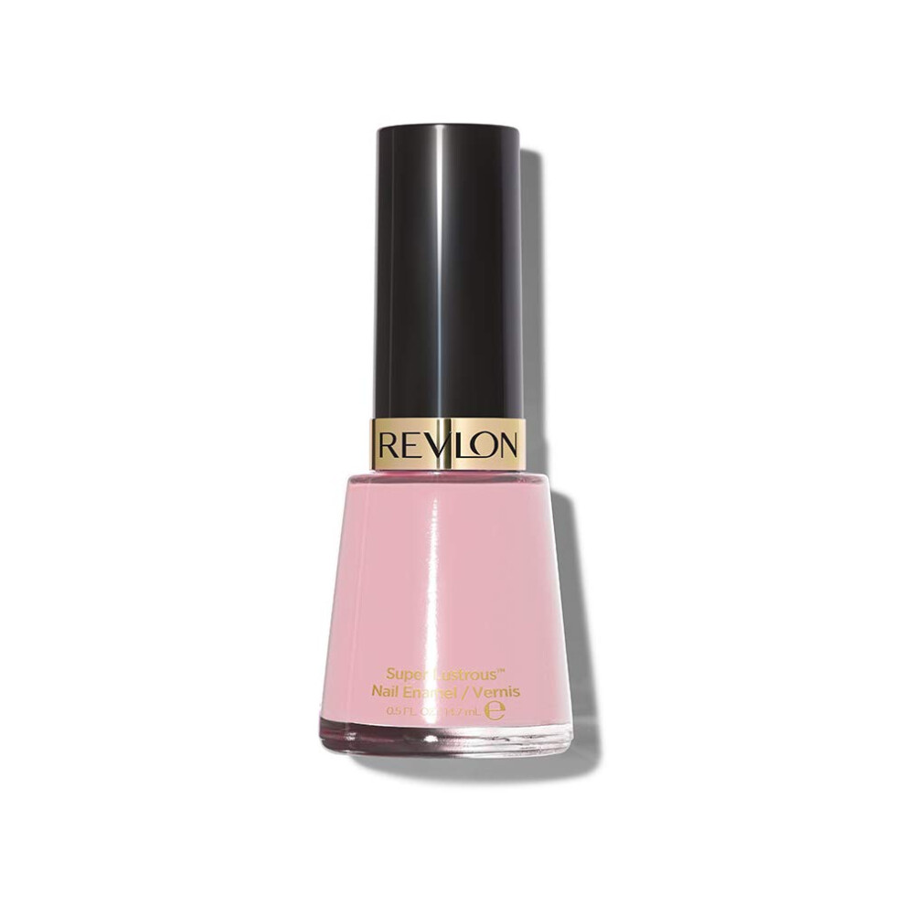 Revlon Nail Enamel Chip Resistant Nail Polish Glossy Shine Finish In 145 Coy 0.5 Oz Pink 0.5Oz