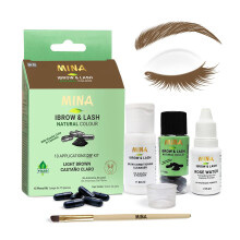 Minaibrow & Lash Tönung Set Hellbraun | Langanhaltend (bis zu 6 Wochen)