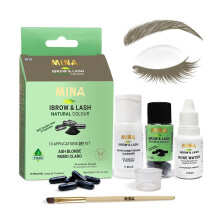 Mina ibrow & Lash Tint kit Asblond | Naturlig färgning och bryntintningskit