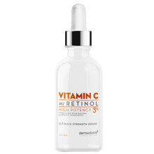 Vitamin C High Potency 3% Retinol Blend | Anti-Aging Serum for Face | Professional Grade Quality | Helps Reduce Appearance of Fine Lines & Wrinkl