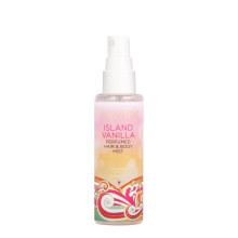 Pacifica Mini Island Vanilla Geparfumeerde Haar- en Lichaamsmist, Alcoholvrije Spray, Vegan, 2 Fl Oz