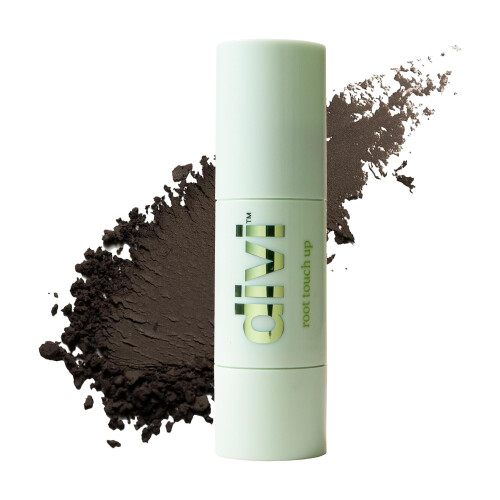 Divi Root Touch Up Powder for Grey Hair Coverage Dark Brown