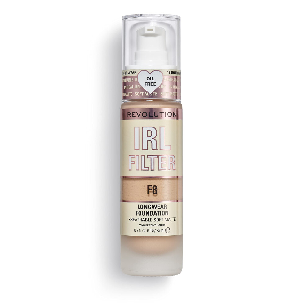 Revolution IRL Filter Longwear Foundation - F8 - Matte - Longwear - Womens - Image 4