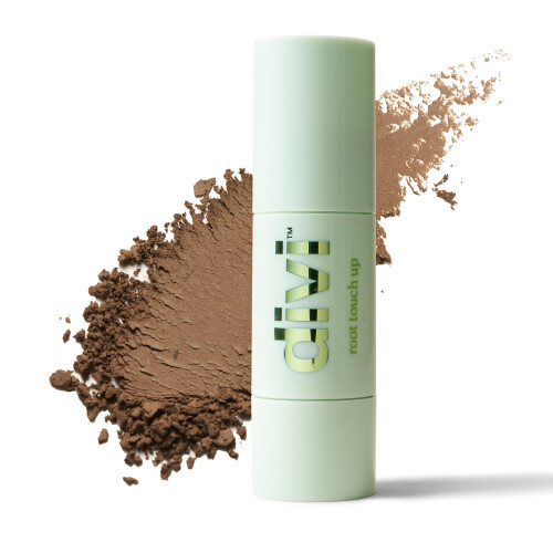 Divi Root Touch Up Powder for Grey Hair Coverage Medium Brown