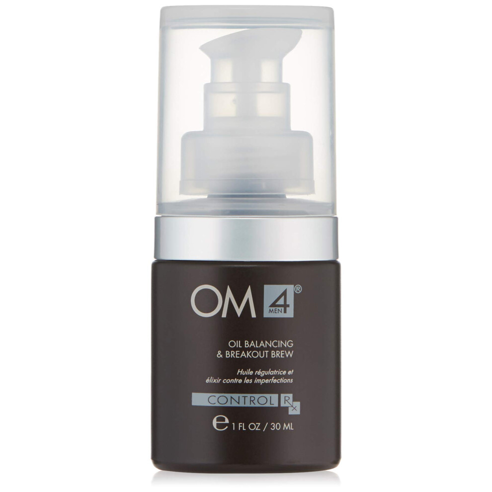 Contrle Biologique OM4 Mle: Quilibrage De L'huile Et Break Brew Srum-Mens Soin Avec De L'acide Salicylique Et Du Millepertuis Pour La Peau De-image