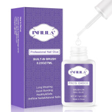 NXJ INFILILA Nail Glue Professional Brush On Nail Glue Kynsiliima Asyylikynsille Kynsiliima Kynsien Puristamiseen Fasle Nails Fake Nails Tips Liima L