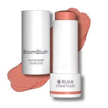 Rumi Cosmetiques BloomBlush+ Mehrzweck-Farbstift fr ltere Frauen  Rouge-Lippenstift und Konturierung in 1  strahlender, gesunder Glanz und nhren