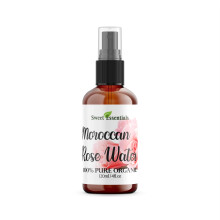 Hochwertiges marokkanisches Bio-Rosenwasser  4 Unzen mit Sprhgert  aus Marokko importiert  100 % rein (Lebensmittelqualitt), ohne le oder Alko