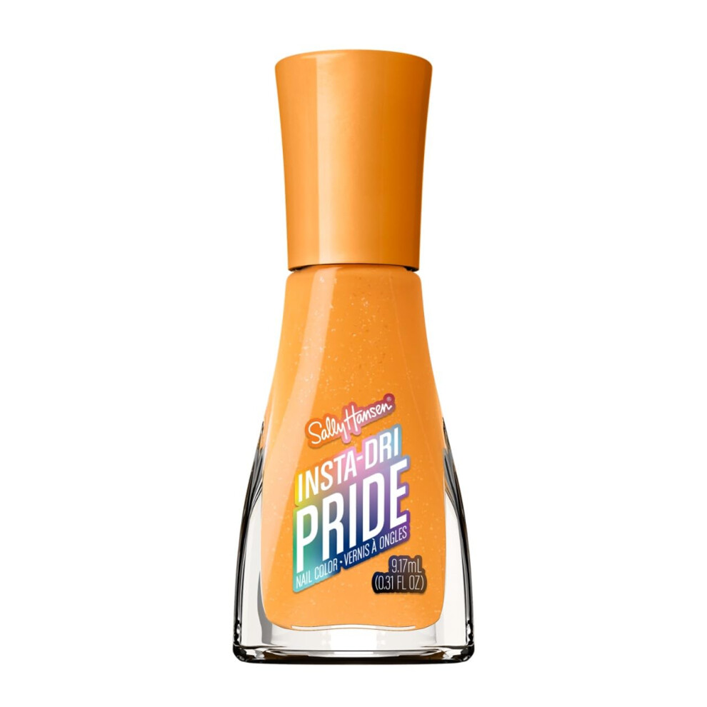 Sally Hansen Insta-Dri X Pride  Orange You Proud  Quick Dry  Long Lasting  Streak-Free Shine  Orange Nail Polish