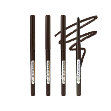 Ruby Kisses Pencil Eyeliner, Retractable Eyeliner, Waterproof, Smudge-Proof Eye Makeup, High Pigmented, 24H Long Lasting Eyepencil (4 Count, Deep Brow