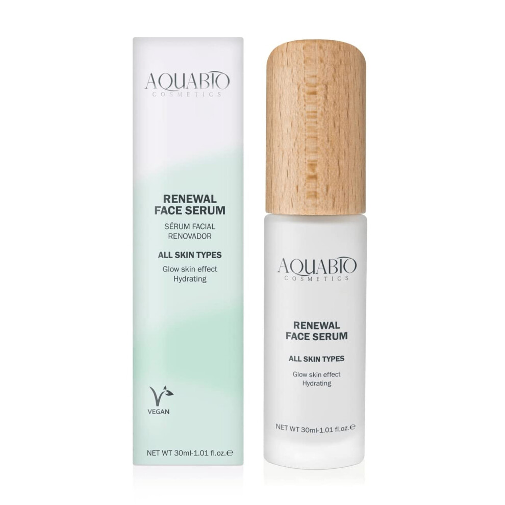 Aquabio Cosmetics Renewal Serum Brightening Serum For Face Whitening Face Serum Antioxidant Aha Pha Serum Face Skincare Day And Night Renewa