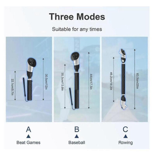 New for Quest3 Accessories Vr Controllers Long Stick Handle Dual Lightsaber for Meta 3 Vr Accesorio 1