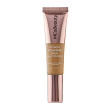 MCoBeauty Miracle Flawless Skin Foundation 5 Natural Beige, natrliche, aufbaubare Deckkraft fr ganztgiges Tragen, vegane, tierversuchsfreie Kosmet