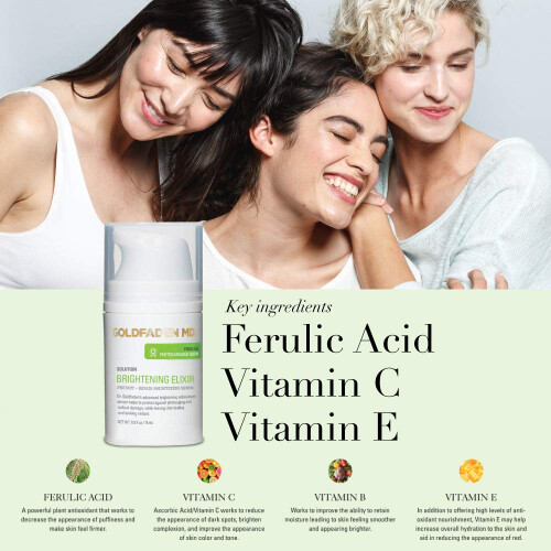 Goldfaden Md GOLDFADEN MD Verhelderend Elixir | Serum met Vitamine C, Ferulinezuur, Vitamine B & E 1