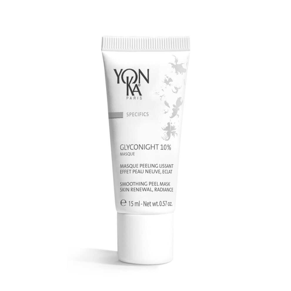 Yonka Yon-Ka Glyconight 10% Peel Masque Travel Size (15Ml/0.57Oz) Anti-Aging Face Mask Skin Renewal For Wrinkles And Pore Reduction With Glycolic Acid