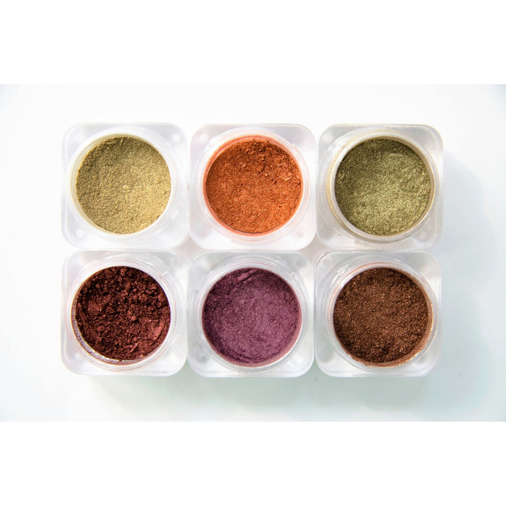 Naked Cosmetics Mica Powder Pigment For Makeup - Lip Gloss Pigment Powder For Lipstick - Pigment Powder For Nails - Loose Mica Pigment Powder For