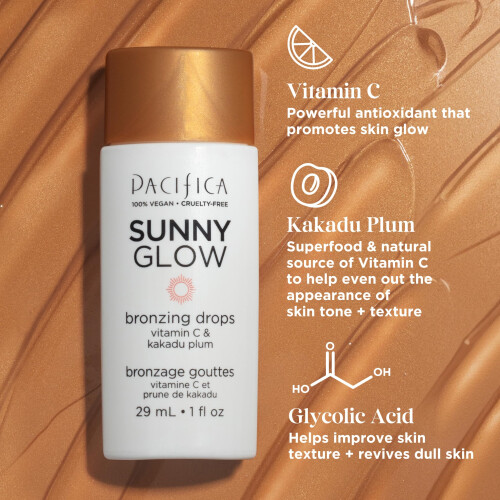 Pacifica Sunny Glow, Bräunungstropfen 2