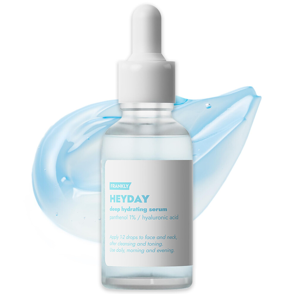 Franchement Frankly Heyday Serum - Deep Moisture & Radiance Boost With 1.125% Panthenol & Hyaluronic Acid | Vegan Dermatologically-Tested | Anti-Aging & Fir