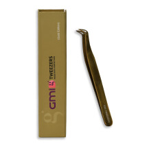 Eyelash Extension Tweezers - Stainless Steel Eyelash extension Tweezer - Eyelash extension kit for volume - False Eyelash Applicator tool - L-Sha