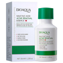 BIOAQUA Salicylzuur Acneverwijdering Essentie Krimpt Porin Kalmerende Roodheid Vervagen Acnevlekken 35ml / 1.23fl.oz