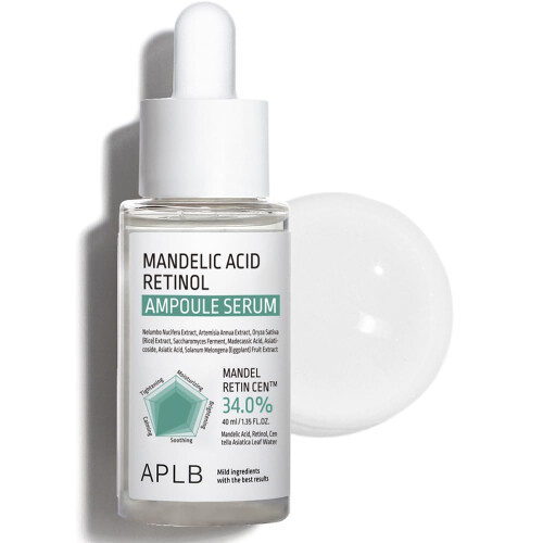 APLB, Mandel sav Retinol Ampuló Szérumban, 1,35 fl oz (40 ml)
