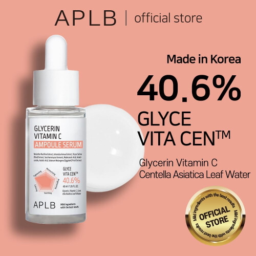 APLB, Ser de Ampulă cu Glicerină și Vitamina C, 1.35 fl oz (40 ml) 1