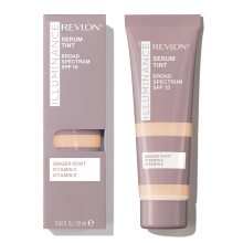 Revlon Illuminance Tinted Serum, Drievoudige Hyaluronzuur, Egaliseert Huidskleur, SPF 15, 201 Creamy Natural, 0.94 fl oz.