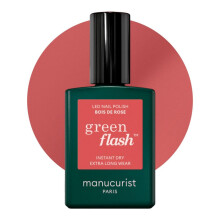 Smalto per chiodo gel a LED Green LED manucurista vegan 12 a base vegetale (60%) Gel Gel realizzato in Francia 0,5 FL Oz (Bois de Rose)
