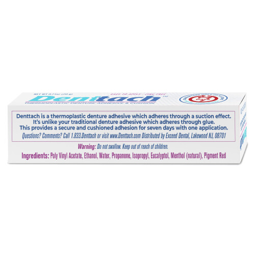 Denttach Colla per Protesi, Colla Termoplastica per Protesi, Comfort e Sicurezza fino a 7 giorni 1
