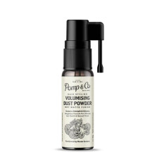 Pomp & Co Volumising Dust Powder Spray P para modelagem de cabelo masculino com bomba para acabamento texturizado fosco 0,35 oz