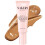 Nakery Full Coverage Foundation para mulheres - 5 em 1 Plumping Liquid Foundation Makeup - Serum Infused Makeup Foundation Smart Color Adapt com 1