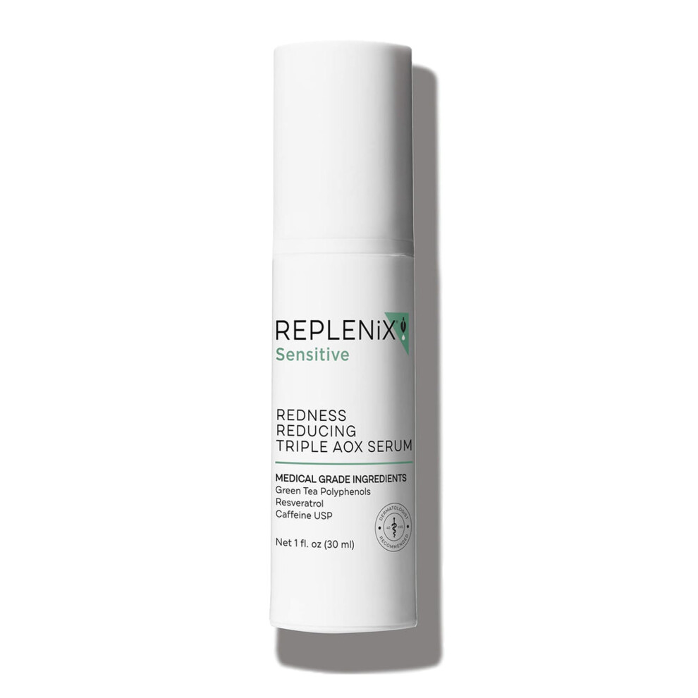 Replenix Redness Reducing Triple AOX Serum  Hydrating Medical-Grade Antioxidant Facial Treatment with Soothing Green Tea for Sensitive Skin (1 fl-image-OPC-PHXPQ9H-NEW