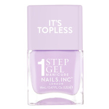 Nails Inc It's Topless Gel Neglelak 4-i-1 Base Coat Behandling Farve & Top Coat Langvarig St?rk Sp?nfri Negle Blank Salon Kvalitet Manicure Derhj