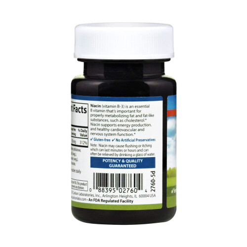 Carlson, Niacin, 50 mg, 100 Tabletten 2
