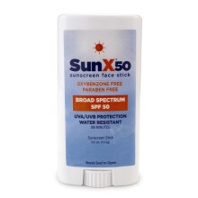 CoreTex Sun X 50 SPF Krem przeciwsloneczny o szerokim spektrum dzialania w sztyfcie - 0,5 uncji Rozmiar podrzny Sztyft z parabenem, oksybenzonem, ok